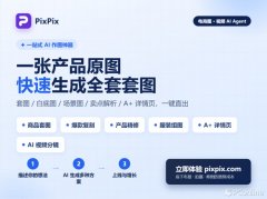 PixPix支撑商品套图一键生成、服拆AI上身、图片去